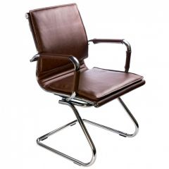 Кресло для посетителя Бюрократ CH-993-Low-V/Brown коричневый в Лысьве - lysva.mebel24.online | фото 1