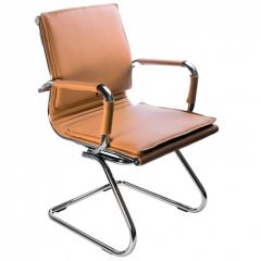Кресло для посетителя Бюрократ CH-993-Low-V/Camel светло-коричневый в Лысьве - lysva.mebel24.online | фото 1