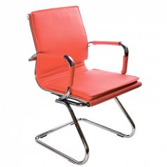 Кресло для посетителя Бюрократ CH-993-Low-V/Red красный в Лысьве - lysva.mebel24.online | фото
