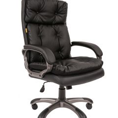 Кресло для руководителя  CHAIRMAN 442 (экокожа черная) в Лысьве - lysva.mebel24.online | фото 2