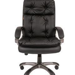 Кресло для руководителя  CHAIRMAN 442 (экокожа черная) в Лысьве - lysva.mebel24.online | фото