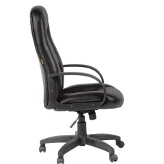 Кресло для руководителя  CHAIRMAN 685 (экокожа черный) в Лысьве - lysva.mebel24.online | фото 3