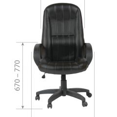 Кресло для руководителя  CHAIRMAN 685 (экокожа черный) в Лысьве - lysva.mebel24.online | фото 5