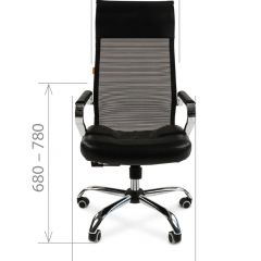 Кресло для руководителя CHAIRMAN 700 (Сетка) Черное в Лысьве - lysva.mebel24.online | фото 4