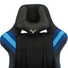 Кресло игровое Бюрократ VIKING 4 AERO BLUE черный/синий в Лысьве - lysva.mebel24.online | фото 6