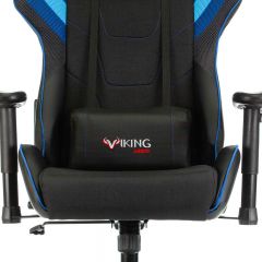 Кресло игровое Бюрократ VIKING 4 AERO BLUE черный/синий в Лысьве - lysva.mebel24.online | фото 7