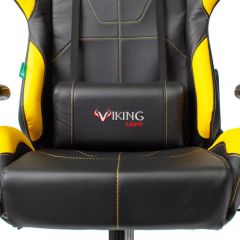 Кресло игровое Бюрократ VIKING 5 AERO YELLOW черный/желтый в Лысьве - lysva.mebel24.online | фото 7