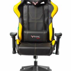 Кресло игровое Бюрократ VIKING 5 AERO YELLOW черный/желтый в Лысьве - lysva.mebel24.online | фото 3