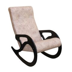 Кресло-качалка №2 (велюр Флора 003/венге) в Лысьве - lysva.mebel24.online | фото