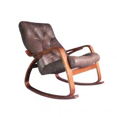 Кресло качалка Гранд 103-З-Ш Шоколад в Лысьве - lysva.mebel24.online | фото 1