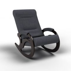 Кресло-качалка Вилла 11-Т-ГР (тканьвенге) ГРАФИТ в Лысьве - lysva.mebel24.online | фото
