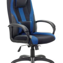 Кресло компьютерное BRABIX PREMIUM "Rapid GM-102" (экокожа/ткань, черное/синее) 532106 в Лысьве - lysva.mebel24.online | фото