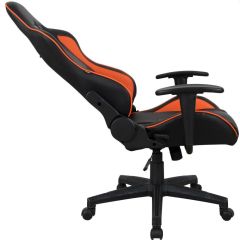 Кресло компьютерное BRABIX "GT Racer GM-100" (черное/оранжевое) 531925 в Лысьве - lysva.mebel24.online | фото 4
