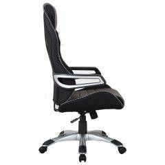 Кресло компьютерное BRABIX Techno GM-002 (ткань) черное/серое, вставки белые (531815) в Лысьве - lysva.mebel24.online | фото 4