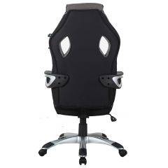 Кресло компьютерное BRABIX Techno GM-002 (ткань) черное/серое, вставки белые (531815) в Лысьве - lysva.mebel24.online | фото 6