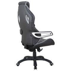 Кресло компьютерное BRABIX Techno Pro GM-003 (экокожа черное/серое, вставки серые) 531814 в Лысьве - lysva.mebel24.online | фото 7