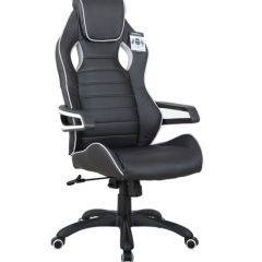 Кресло компьютерное BRABIX Techno Pro GM-003 (экокожа черное/серое, вставки серые) 531814 в Лысьве - lysva.mebel24.online | фото 2