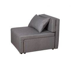 Кресло-кровать Милена (серый) Велюр в Лысьве - lysva.mebel24.online | фото