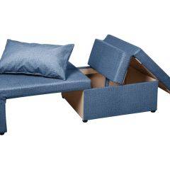 Кресло-кровать Милена (синий) Велюр в Лысьве - lysva.mebel24.online | фото 3