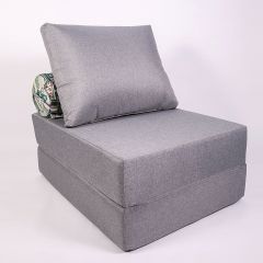 Кресло-кровать-пуф бескаркасное Прайм (Серый) в Лысьве - lysva.mebel24.online | фото 1
