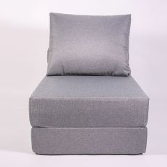 Кресло-кровать-пуф бескаркасное Прайм (Серый) в Лысьве - lysva.mebel24.online | фото 2