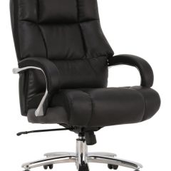Кресло офисное BRABIX PREMIUM "Bomer HD-007" (рециклированная кожа, хром, черное) 531939 в Лысьве - lysva.mebel24.online | фото