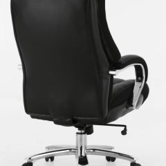 Кресло офисное BRABIX PREMIUM "Bomer HD-007" (рециклированная кожа, хром, черное) 531939 в Лысьве - lysva.mebel24.online | фото 4