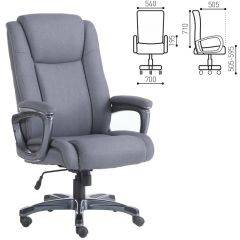 Кресло офисное BRABIX "Solid HD-005" (ткань/серое) 531823 в Лысьве - lysva.mebel24.online | фото