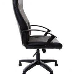 Кресло офисное BRABIX "Trust EX-535" (экокожа/черная/ткань серая) 531383 в Лысьве - lysva.mebel24.online | фото 1