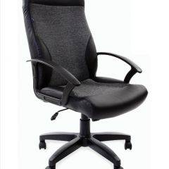 Кресло офисное BRABIX "Trust EX-535" (экокожа/черная/ткань серая) 531383 в Лысьве - lysva.mebel24.online | фото 3