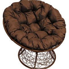 Кресло "ПАПАСАН" ротанг (каркас коричневый) в Лысьве - lysva.mebel24.online | фото