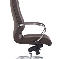Кресло руководителя Бюрократ _AURA/BROWN коричневый в Лысьве - lysva.mebel24.online | фото 2