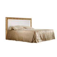 Кровать 2-х спальная (1,4 м) Тиффани штрих-лак/золото (ТФКР140-1) в Лысьве - lysva.mebel24.online | фото