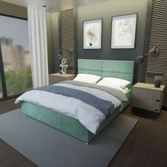 Кровать Аврора Решетка+ПМ (1400) *БЕЗ ДНА в Лысьве - lysva.mebel24.online | фото