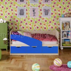 Кровать Бабочки (Синий матовый) 1800 в Лысьве - lysva.mebel24.online | фото