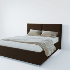 Кровать Корсика с ортопедическим основанием 800 (экокожа коричневая) в Лысьве - lysva.mebel24.online | фото