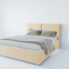 Кровать Корсика с ПМ 1200 (экокожа бежевая) в Лысьве - lysva.mebel24.online | фото 2