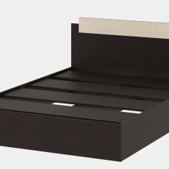 СОФИЯ Кровать КР 1400 (венге/дуб белфорт) щиты в Лысьве - lysva.mebel24.online | фото