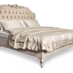 Кровать Мокко 1600 с мягким изголовьем + основание (бежевый) в Лысьве - lysva.mebel24.online | фото