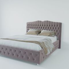 Кровать Нягань с ПМ 900 (велюр темно-серый) в Лысьве - lysva.mebel24.online | фото 2