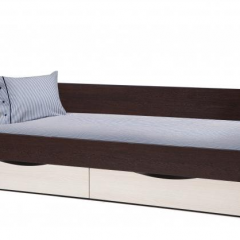 Кровать одинарная "Фея - 3" симметричная New (2000Х900) венге/вудлайн кремовый в Лысьве - lysva.mebel24.online | фото