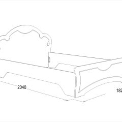 Кровать Ольга-10 МДФ (1600) без основания в Лысьве - lysva.mebel24.online | фото 2