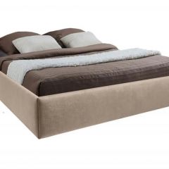 Кровать Подиум с ПМ 800 (велюр светло-серый) в Лысьве - lysva.mebel24.online | фото