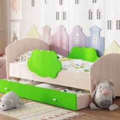 Кровать "Тучка" на щитах с бортиками + ящик в Лысьве - lysva.mebel24.online | фото 6