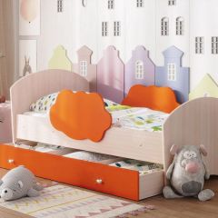 Кровать "Тучка" на щитах с бортиками + ящик в Лысьве - lysva.mebel24.online | фото 2