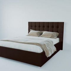 Кровать Венеция без основания 1200 (экокожа коричневая) в Лысьве - lysva.mebel24.online | фото