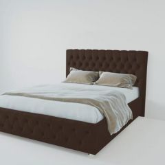 Кровать Версаль 1800 без основания (экокожа коричневый) в Лысьве - lysva.mebel24.online | фото