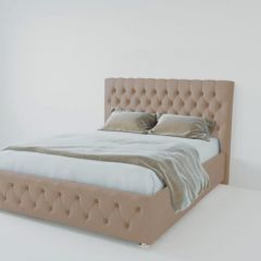 Кровать Версаль 1200 без основания (велюр серый) в Лысьве - lysva.mebel24.online | фото 1