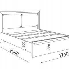Кровать 1.6 Глэдис М31 с настилом и мягкой частью (ЯШС/Белый) в Лысьве - lysva.mebel24.online | фото 3