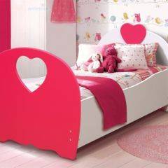 Кровать детская Сердце (800*1600) МДФ матовый в Лысьве - lysva.mebel24.online | фото